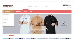 Desktop Screenshot of plazahijab.com