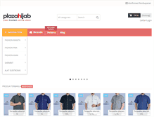 Tablet Screenshot of plazahijab.com